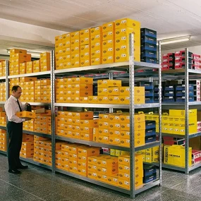 META Policový regál, nosnosť 500 kg, 2470 x 2000 x 400 mm