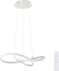 Brilagi - stmievateľný LED luster na lanku INFINITY LED/55W/230V 50x50 cm biely + DO