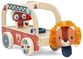 Lilliputiens – drevené hasičské auto – lev Jack