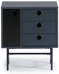 Tmavomodrý nočný stolík Teulat Punto