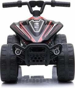 LEAN CARS Štvorkolka TR1805 čierna s batériovým napájaním