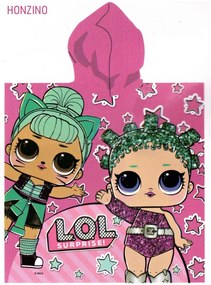 Detské pončo - osuška s kapucňou L.O.L. Surprise