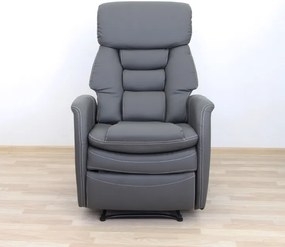Relaxačné kreslo Komfy - sivá