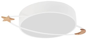 Toolight - Stropná lampa Moon White E27 60W APP865-C, biela, OSW-06886