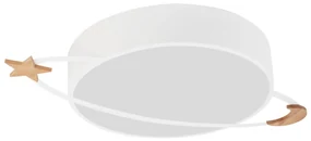Toolight - Stropná lampa Moon White E27 60W APP865-C, biela, OSW-06886