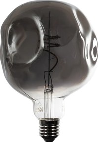 E27 Stmievateľná LED žiarovka so špirálovým vláknom G125 zrkadlovo strieborná 4W 75 lm 1800K