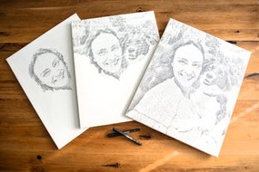 Gario Bodkovanie Vybodkuj si svoju fotku! Rozmery: 40 x 50 cm, Rámovanie: S vnútorným rámom, Farba bodiek: Čierna