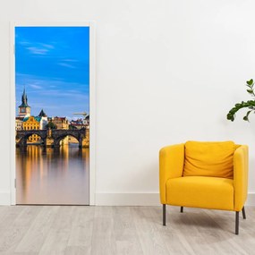 Fototapeta na dvere - Karlov most (95x205cm)