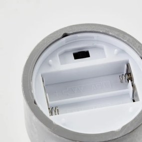 Brilliant - SADA 3x LED sviečok BOUGIE LED/2xAA IP44 sivá/dymová