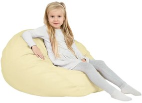 Sedací vak SAKO krémový ekokoža