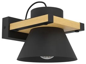 Nástenné svietidlo Eglo MACCLES čierna 43958