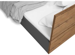 Čierna dvojlôžková posteľ s úložným priestorom a roštom 160x200 cm Malta - Marckeric