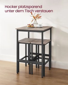 Jedálenský stôl s 2 stoličkami LBT017B02