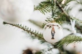 KÄHLER Porcelánová vianočná ozdoba Hammershøi Christmas 2018