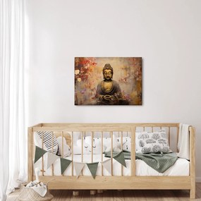 Obraz - Budha, maľba (70x50 cm)