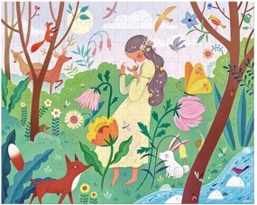 Janod Puzzle v kufríku 200ks Matka príroda