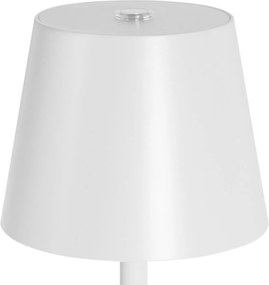 Toolight Toolight, dotyková LED nočná stolná lampa 5W, 3 farby svetla, USB napájanie, APP1370-T WHITE, biela, OSW-08634