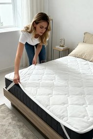 Podložka na matrac MATSAFE biela Rozmer: 90x200 cm