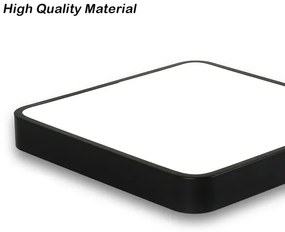 Brilagi - LED stropné svietidlo POOL SQUARE LED/36W/230V 3000/4500/6000K 40x40 cm čiern