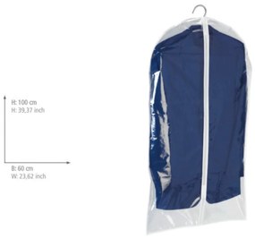 Priehľadný obal na oblek Wenko Transparent, 100 × 60 cm