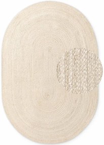 Koberec Hanse Home Jute Braided Rangpur naturálny / slonia kosť ovál