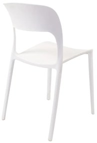 Dekorstudio Plastová stolička TREX biela