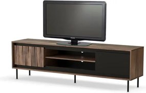 TV stolík/skrinka Sting RTV1 (orech + čierna). Vlastná spoľahlivá doprava až k Vám domov. 1092422