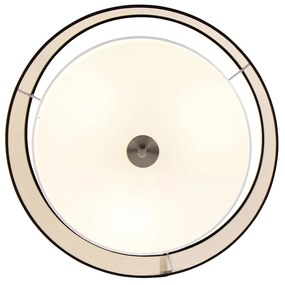 Inteligentné stropné svietidlo čierne s bielou 50 cm vrátane 3 Wifi A60 - Drum Duo