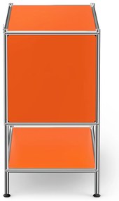 Kovová odkladacia skrinka »CN3« s výklopným priečinkom, oranžová