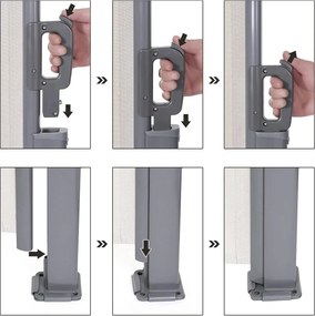 Bočná markíza 200 x 350 cm, béžová