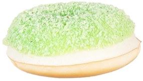 Dekorácia umelý zelený donut s posypom Cookie - Ø 6*2 cm