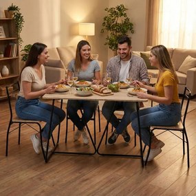 Sada nábytku do jedálne, kuchyne, stôl, 4 stoličky PARIS