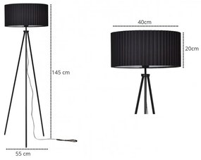 Trojnožka stojaca lampa