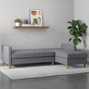 Sivá rozkladacia rohová pohovka Celine – Støraa