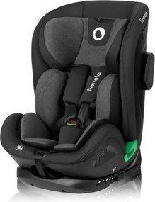 Lionelo - otočná autosedačka s bázou HARPER i-Size 76-150 cm Black Carbon
