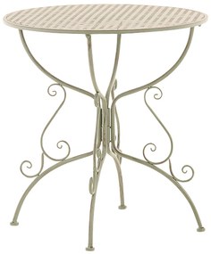 Kovový stôl GS13436802 - Zelená antik