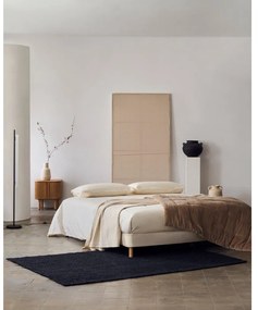 Béžová čalúnená dvojlôžková posteľ 150x190 cm Ofelia – Kave Home