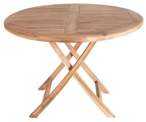 Teakový jedálenský stôl Oviedo 100 × 100 × 75 cm HOUSE NORDIC