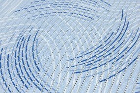 Kúpelňová penová rohož 88A modrá