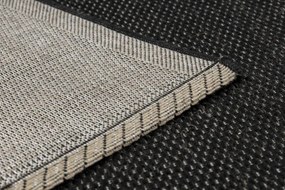 Koberec Floorlux sizal 20195 Čierno/Strieborný
