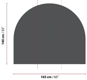 Samolepka na stenu 165x140 cm Storm Gray - Ambiance
