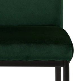 Actona 2x Jedálenská stolička Demi - tmavozelená / čierna