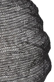 Orientálne závesné svietidlo čierne 45 cm - Nidum L