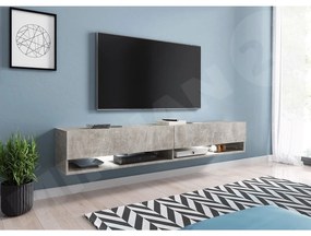 TV skrinka Adenik 180, Farby: wotan, Osvetlenie: osvetlenie LED RGB - farebné