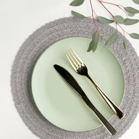 SADA 6 KS PRESTIERANIE NA STÔL BOHO 9 (FI) 38 CM TMAVOSIVÁ