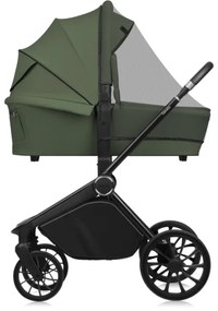 Lionelo - Kombinovaný kočík 2v1 MIKA PLUS olivovo zelený