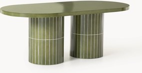 Oválny záhradný jedálenský stôl Saya, 200 x 100 cm