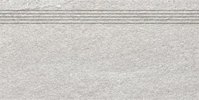 Schodovka Rako Quarzit sivá 30x60 cm mat DCVSE737.1