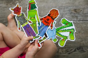 MARIONETINO – Drak a strašidlá – bábky 4 ks