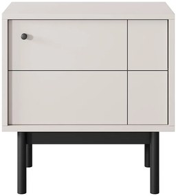 Nočný stolík Japandi S54 kašmír